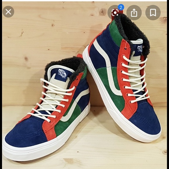 vans sk8 hi fairway green